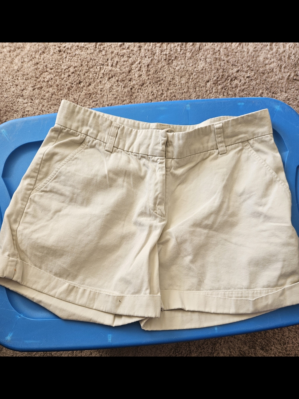 Steve & Barry's Khaki Cotton Bermuda Shorts